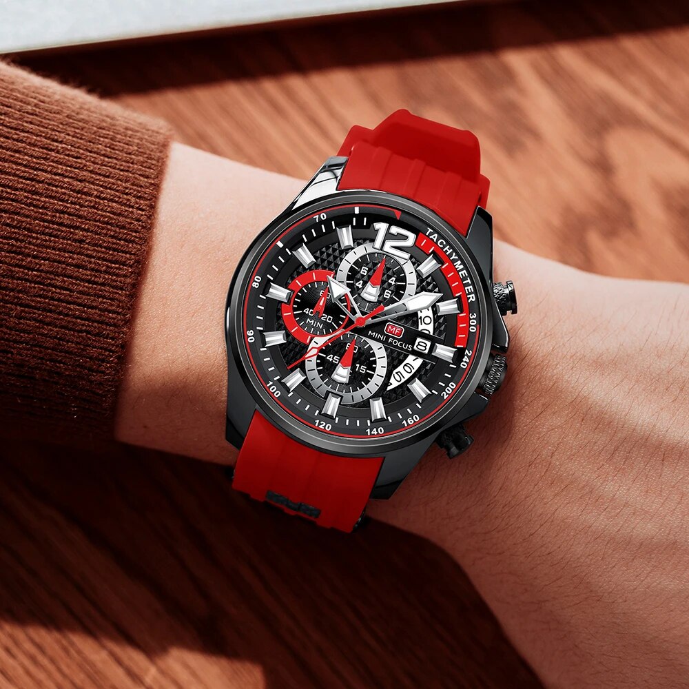 Relogio Masculino waterproof Silcon Luxury watch 5