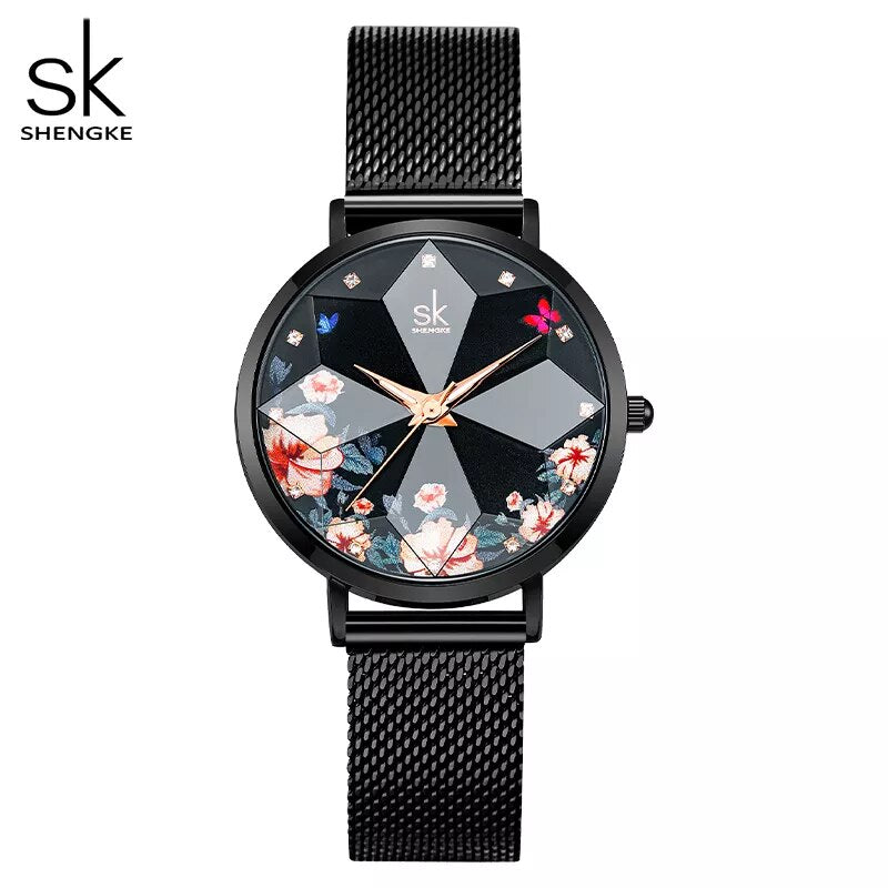 Romantic Flower Cutting Watch 4