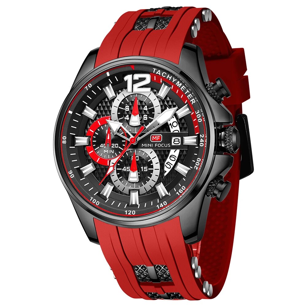 Relogio Masculino waterproof Silcon Luxury watch 3